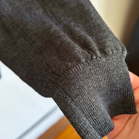 *Excellent Pre-Owned* Raffi Italian Merino Wool Mock Turtleneck Sweater for Men - Picture 4 of 5